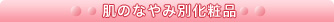 肌のなやみ別化粧品